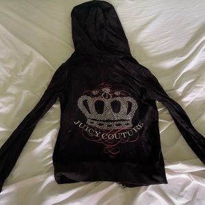 Juicy couture velour crown track jacket. Tracksuit bling